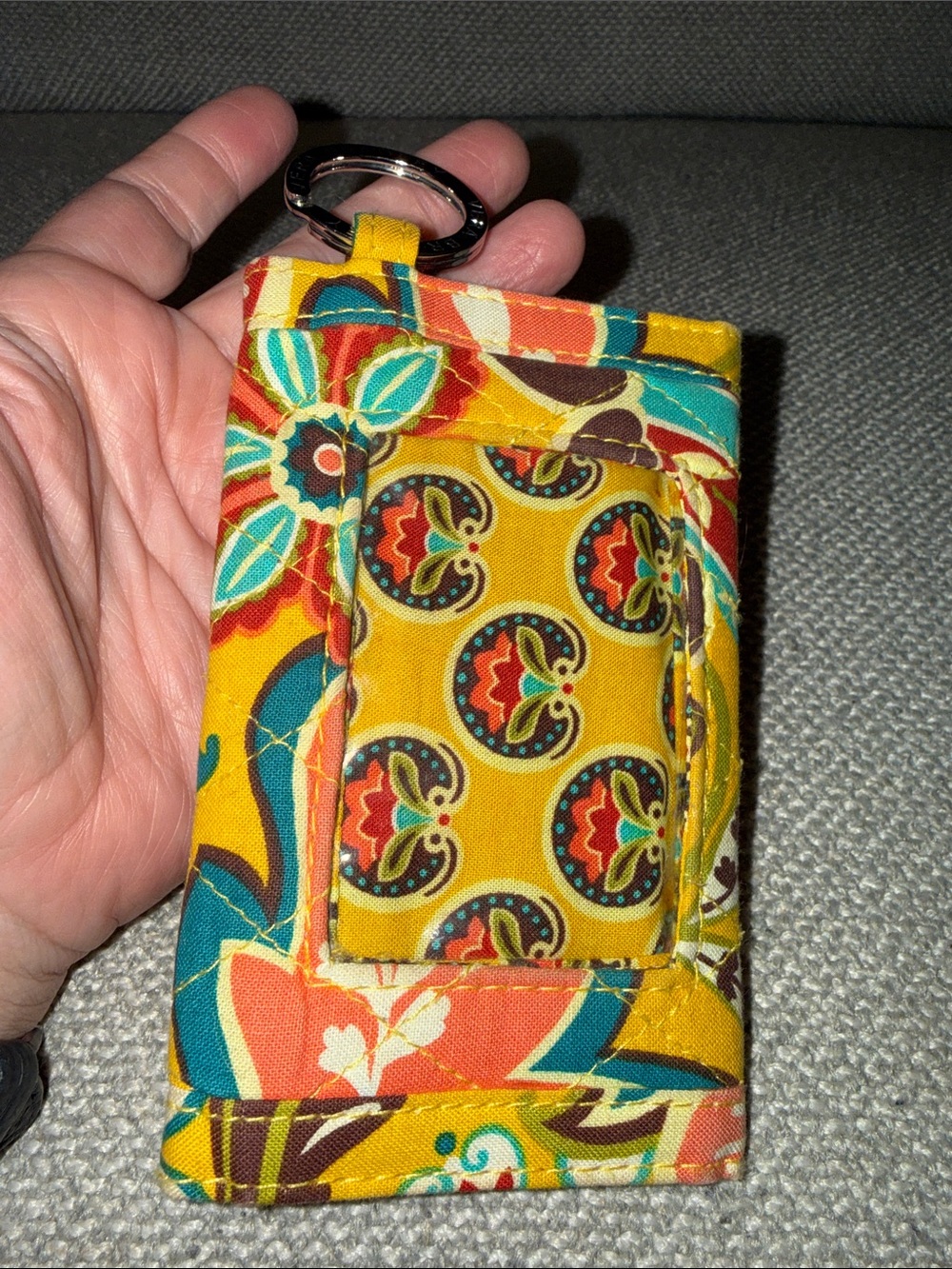 Vera Bradley Pick ONE  Floral Quilted Keychain Cardholders - Picture 9 of 10